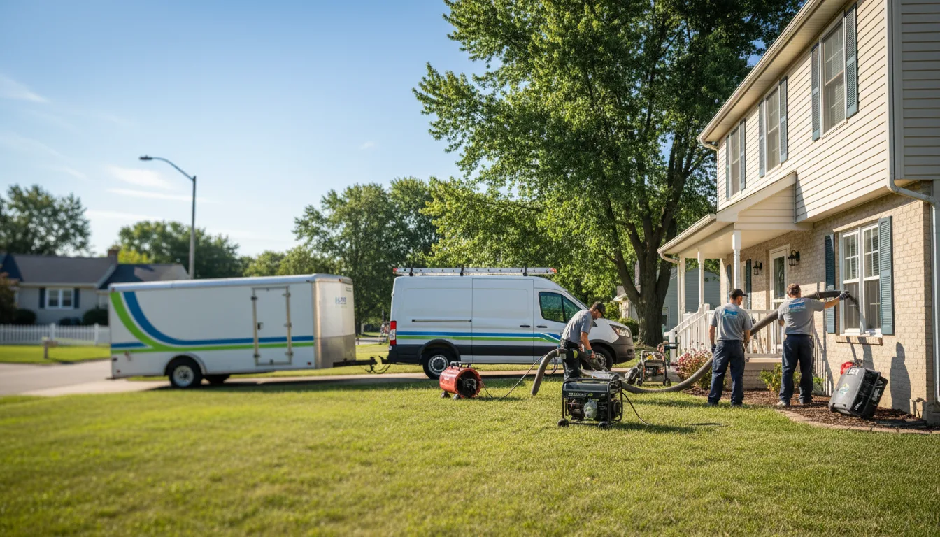 Flooded Basement Restoration And Cleanup With Repair in Rarden, OH near me